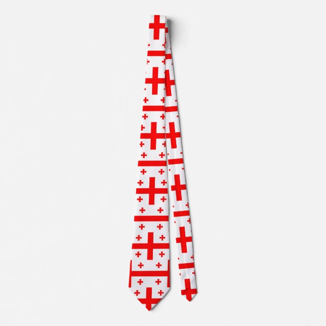 Tie with Flag of Georgia (Front)