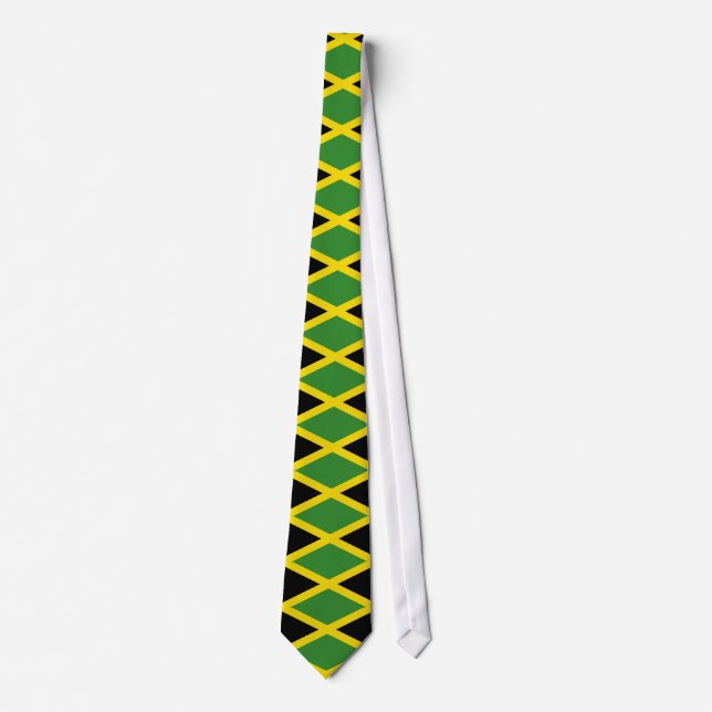 Tie with Flag of Jamaica (Front)