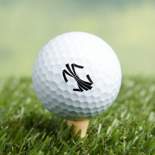 Tied noshi golf balls