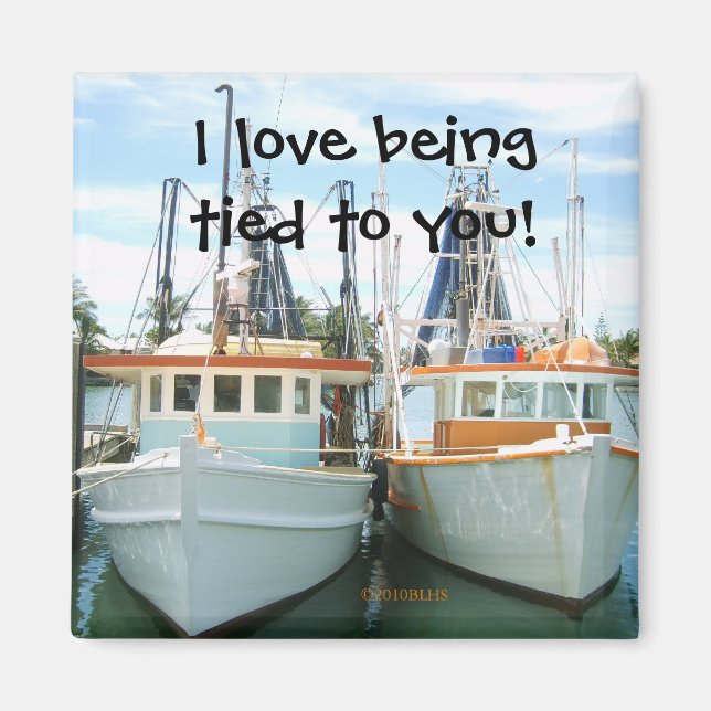 "Tied to You" magnet (Front)