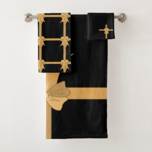 Tied with Gold Bath Towel Set