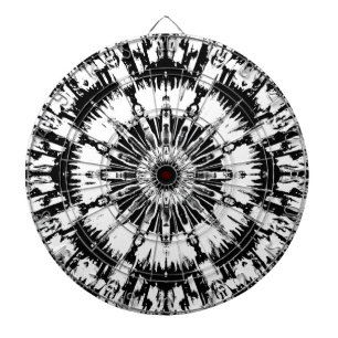 tiedye dartboard