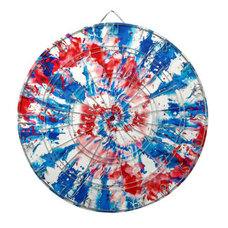 tiedye dartboard