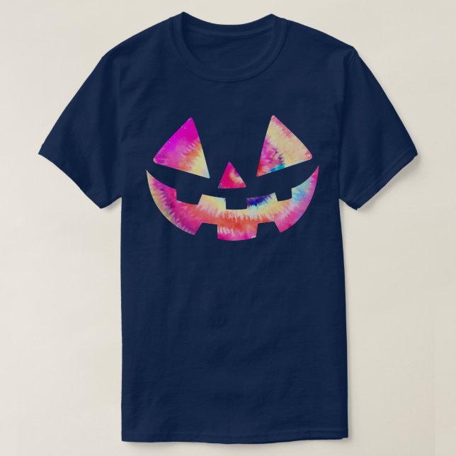 TieDye Halloween Pumpkin Costume  T-Shirt (Design Front)