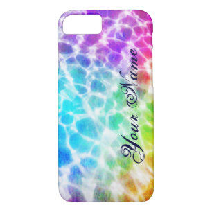 Tiedye Hippie Wavy Rainbow Effect Case-Mate iPhone Case