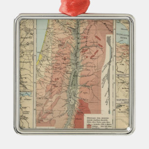 Tieflander Atlas Map Metal Ornament