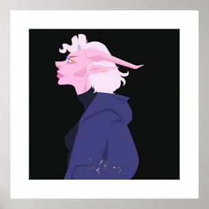 Tiefling Character Foil Prints