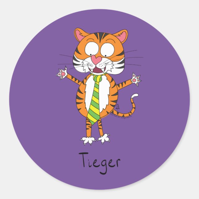 Tieger Tiger avec sticker cravate (Devant)