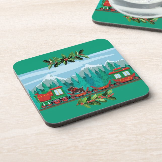 Tiel Merry Christmas Train Coaster (Left Side)