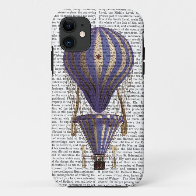 Tiered Hot Air Balloon Blue Case-Mate iPhone Case (Back)
