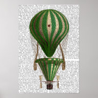 Tiered Hot Air Balloon Green