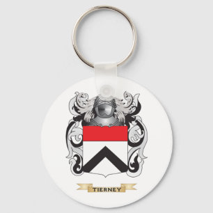 Tierney Family Crest (Coat of Arms) Keychain