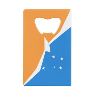 Tierra del Fuego Credit Card Bottle Opener