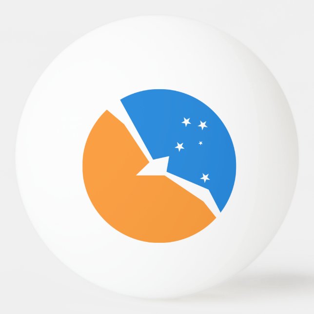 Tierra del Fuego Ping Pong Ball (Front)