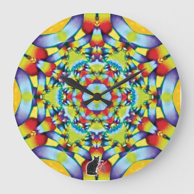 Tiers Kaleidoscope Large Clock (Front)