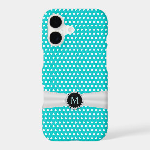 Tiffany Blue & Ivory Ribbon Polka Dots