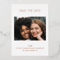 Tiffany Bold Modern Wedding Save the Date