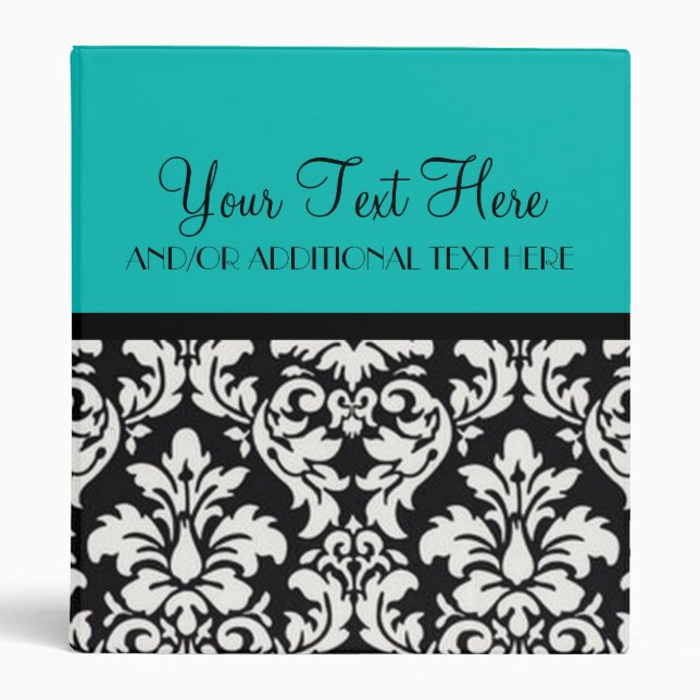 Tiffany Damask Binder (Front)