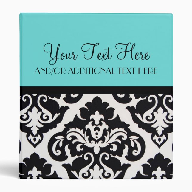 Tiffany Damask Binder (Front)