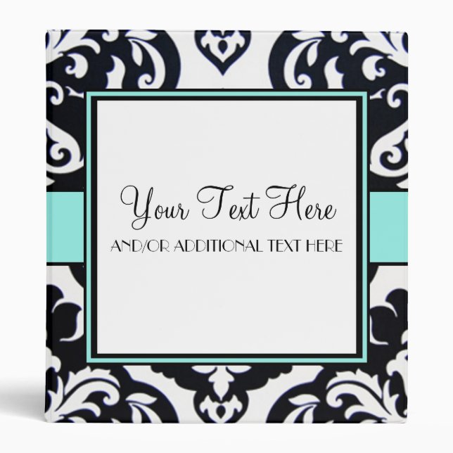 Tiffany Damask Binder (Front)