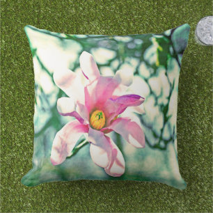 Tiffany Magnolia Outdoor Pillow