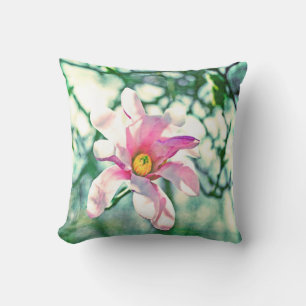 Tiffany Magnolia Throw Pillow