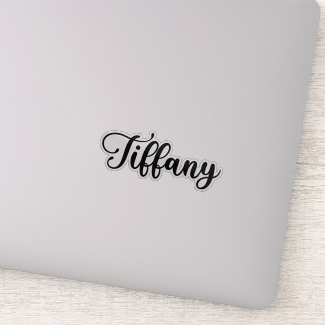 Tiffany Name - Handwritten Calligraphy (Detail)