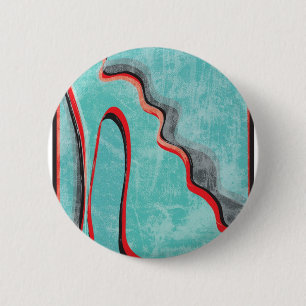 Tiffany Shoe 2 Inch Round Button