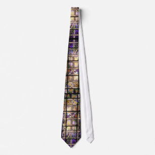 Tiffany Stained Glass Lattice Vine Tie