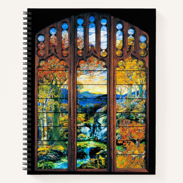 Tiffany Stained Glass Window Notebook (Front)