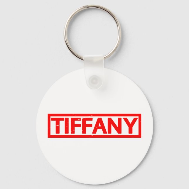 Tiffany Stamp Keychain (Front)