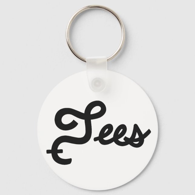 Tiffany T Tees Brand Keychain (Front)