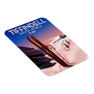 Tiffindell South Africa Ski poster Magnet