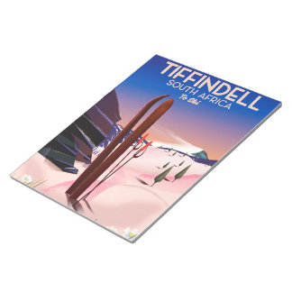Tiffindell South Africa Ski poster Notepad