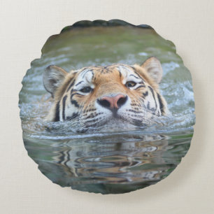 Tiger20160201 Round Pillow
