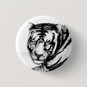 TIGER 1 INCH ROUND BUTTON