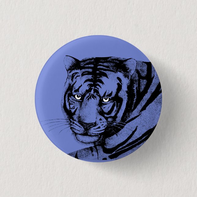 TIGER 1 INCH ROUND BUTTON (Front)