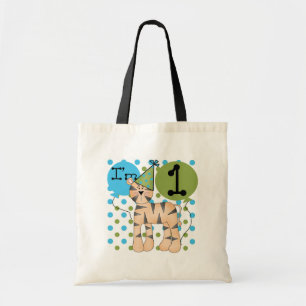 Tiger 1st Birthday T-shirts and Gifts Tote Bag