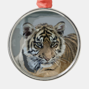 Tiger_2014_0901 Metal Ornament