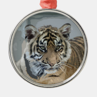 Tiger_2014_0901 Metal Ornament