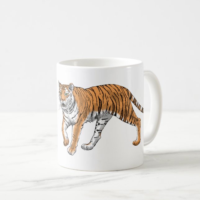 Tiger 2 coffee mug (Front Right)
