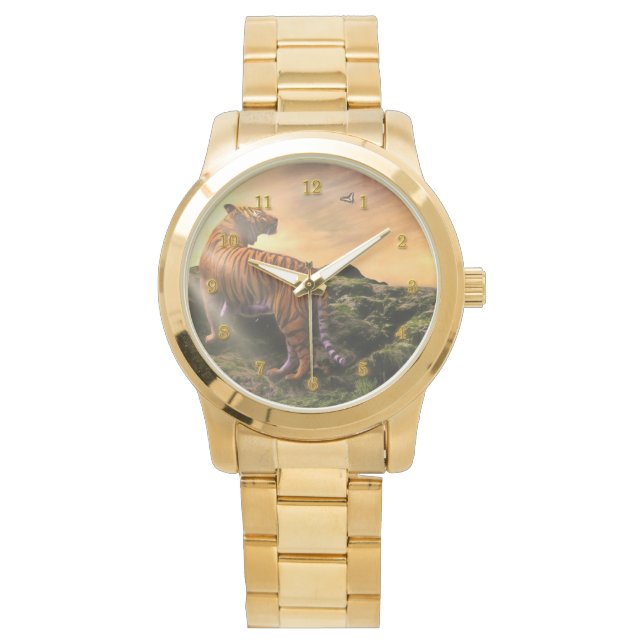 TIGER AND BUTTERFLY SUNSET WATCH (Front)
