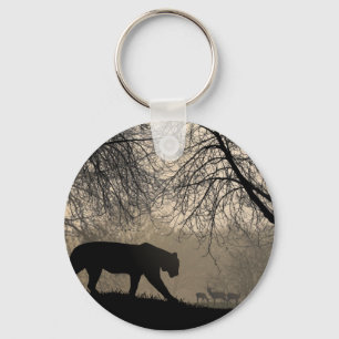 Tiger and Deer Keychain
