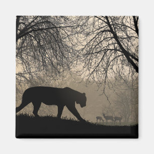 Tiger and Deer Magnet