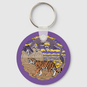 Tiger and Dragon Keychain