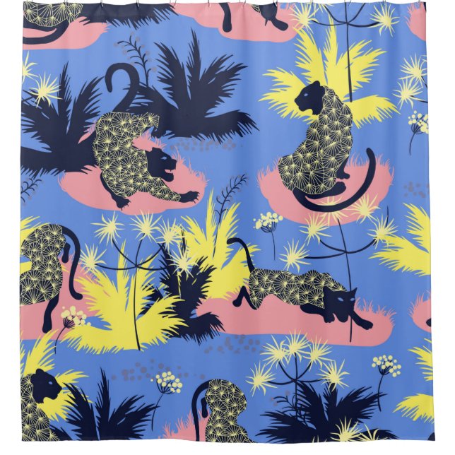 Tiger and leopard pattern geometric style design (Front)