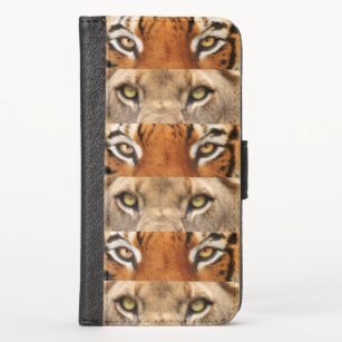 Tiger and Lion eyes Photo Case