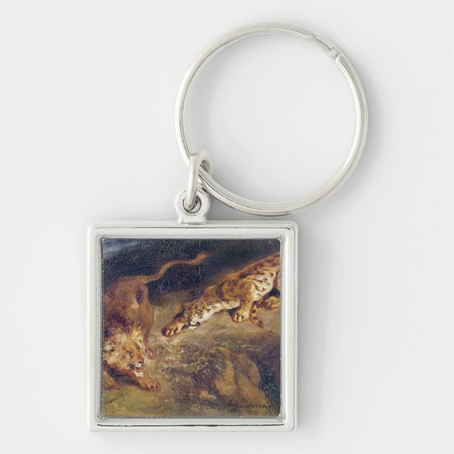 Tiger and Lion Keychain (Front)