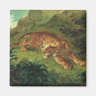 Tiger and Snake, 1858 Magnet