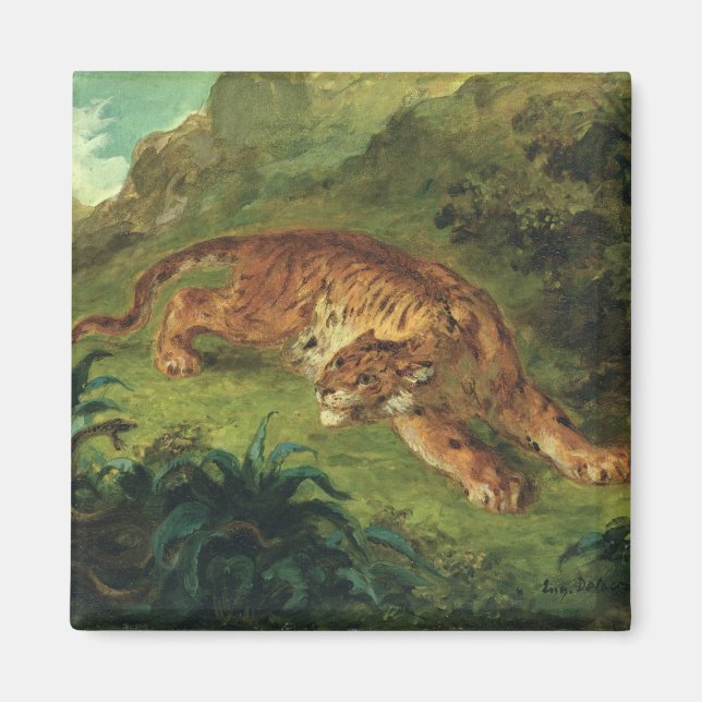 Tiger and Snake, 1858 Magnet (Front)